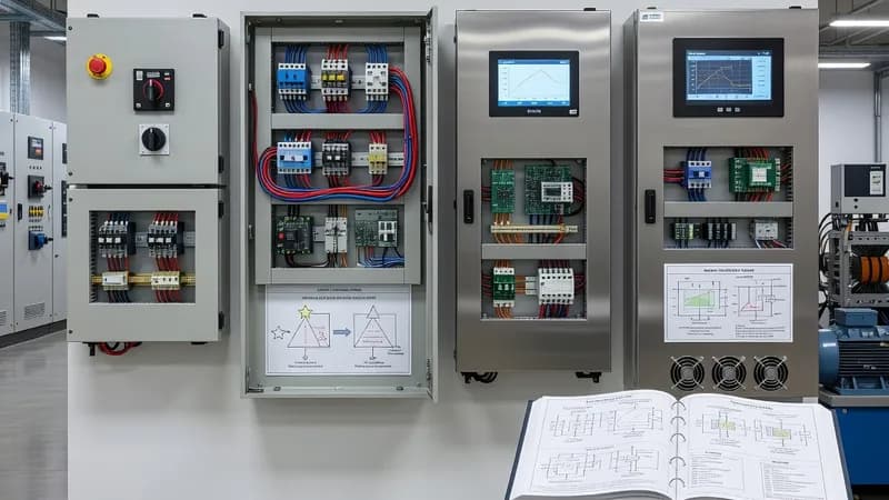 Motor Starter Types: DOL, Star-Delta, Soft Starter, and VFD Compared
